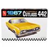 AMT 1/25 Scale 1967 Oldsmobile Cutlass 442 Plastic Model Kit (AMT1365)
