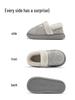 Thickened Cotton Winter Slippers: Non-slip, Wearable Warmth for Men & Women, Soft Sole, Fur-lined, Home & Outdoor Use