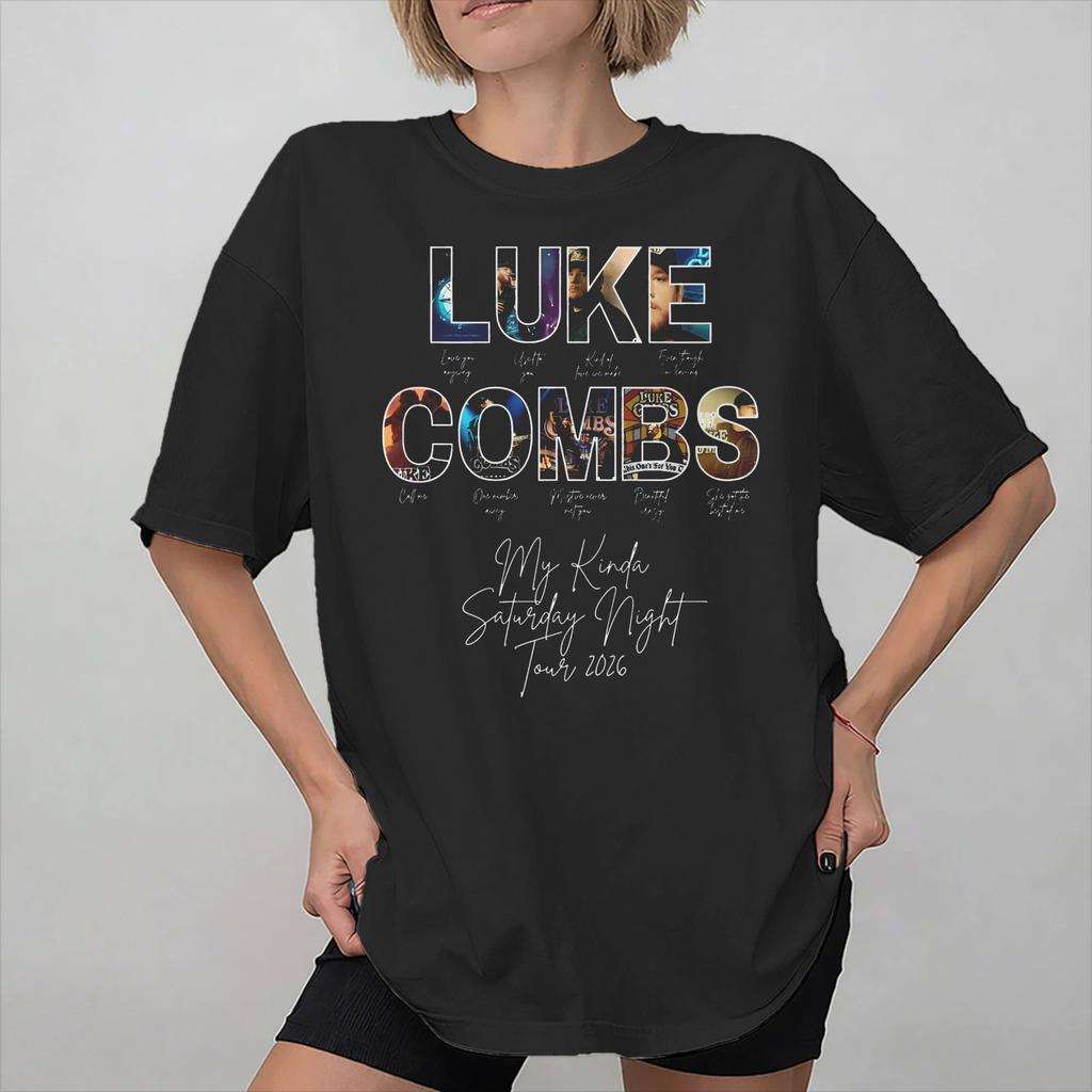 Lukes Combs The Way I Am 2026 Merch Unisex Women T Shirt 100 Cotton Tee New Arrival Tops Tshirt