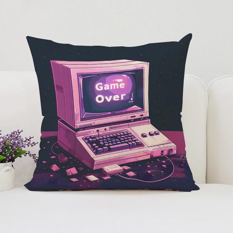 Home Decor TV Game Fan Style Square Pillowcase Cushion Cover Anime New Design Gamer Grip Printed 45x45 Gift for Kids