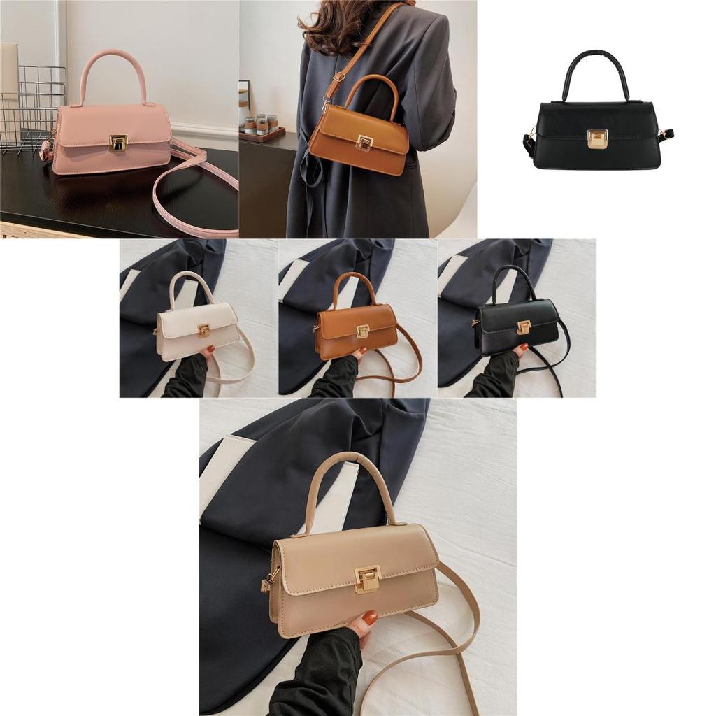 Fashionable Pu Leather Small Square Shoulder Bag For Women Trendy And Retro