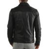 SKINOUTFIT Men's Genuine Lambskin Black Leather Jacket Stylish Motorcycle Bomber Biker Outerwear MJ 200