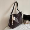 Vintage Shoulder Bag Soft Leather Women's Large Capacity Tote Bag