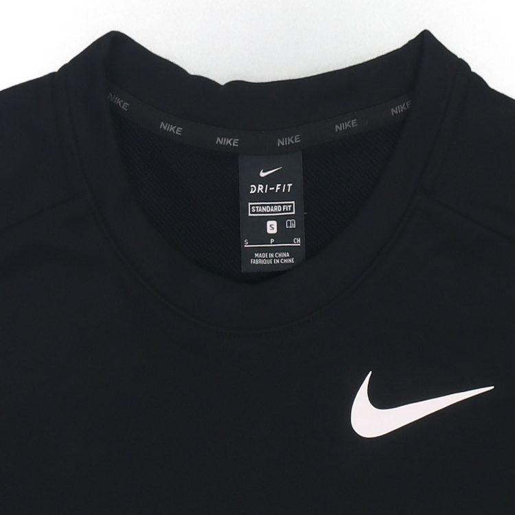 Nike Sweatshirts Men's Black Crew Neck Moderate Regular CU6796-010