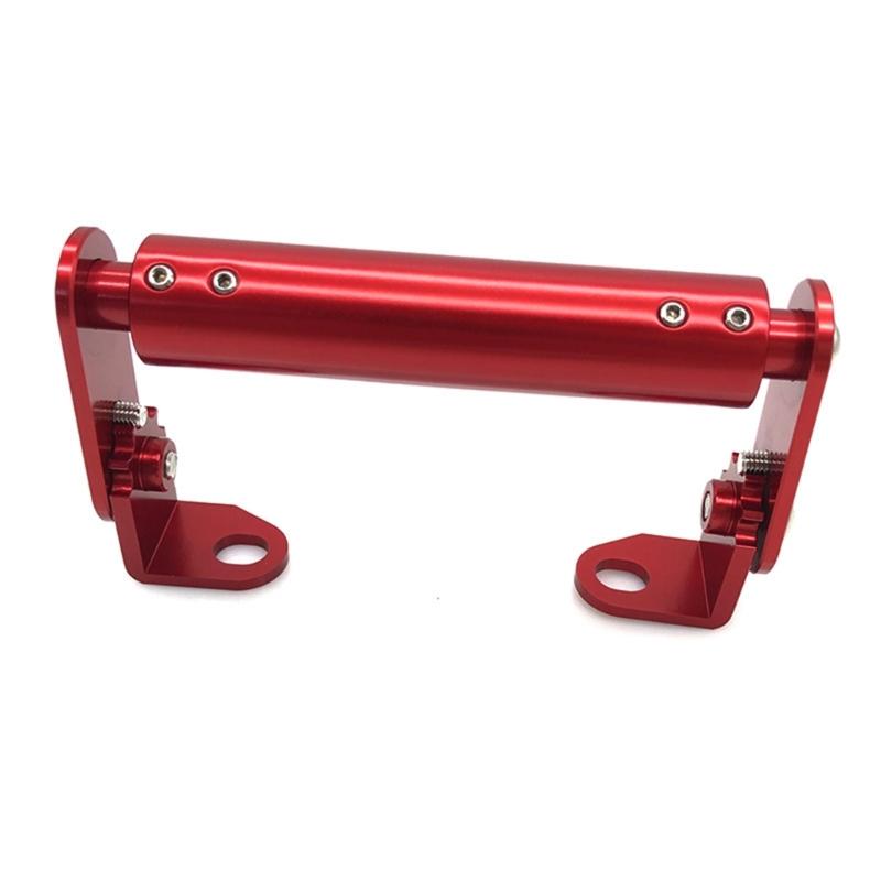 Motorcycle Handlebar Extender Clamp Frame Aluminum Extension Bracket Holder for Cellphone Speedometer with Screws