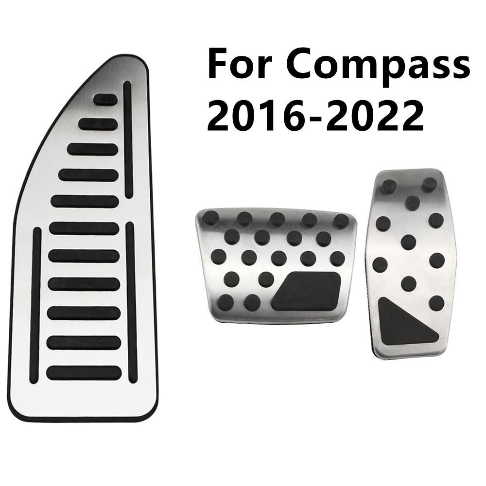 

Автомобильные педали, подставка для педали тормоза, защитная крышка, детали для Jeep Renegade Compass 2014-2021, аксессуары для интерьера с левым рулем