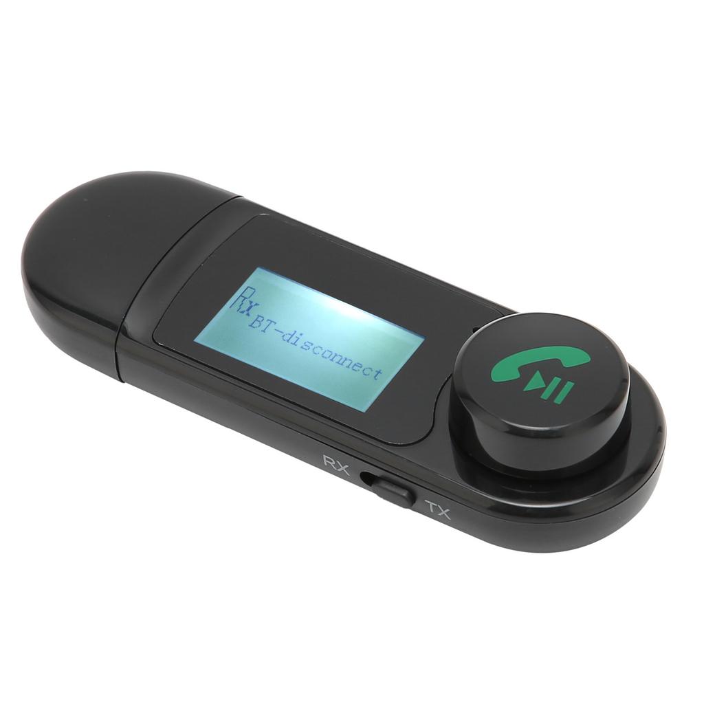 USB Bluetooth 5.1 Adapter with LCD Screen 2 In 1 Bluetooth Receiver Transmitter for TV Computer Audio