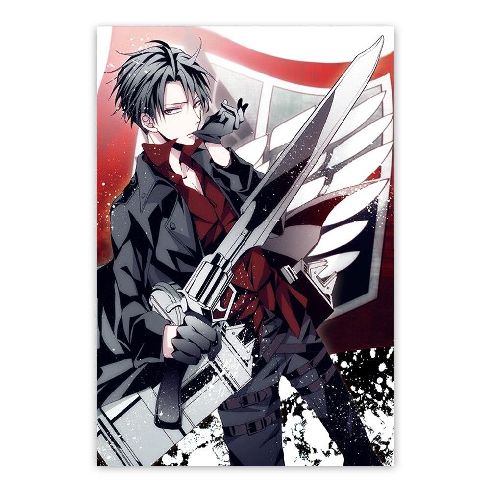 5d Diy Levi Ackerman Diamond Painting Attacking Giant Mosaic Handmade Animation Cross Stitch Full Circle Diamond Embroidery