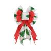 Christmas Decorations High-end Gold Velvet Bow Christmas Flocking Bow Large Red