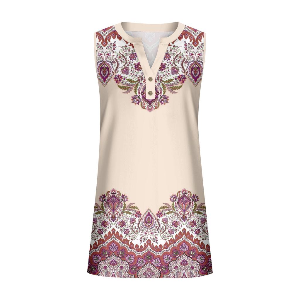 Women's Cotton And Linen Dresses Summer Short Sleeve Comfy Travel Beach Dress Wear Trendy Spring Vacation Clothes