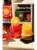 USB Charger Hamburger & Fries Desktop Fan - Cute & Fun Student Desk Ornament