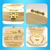 Wooden Children's Dental Deciduous Tooth Collector Organizer Container Kids Milk Teeth Save Gift Odontologia Storage Box