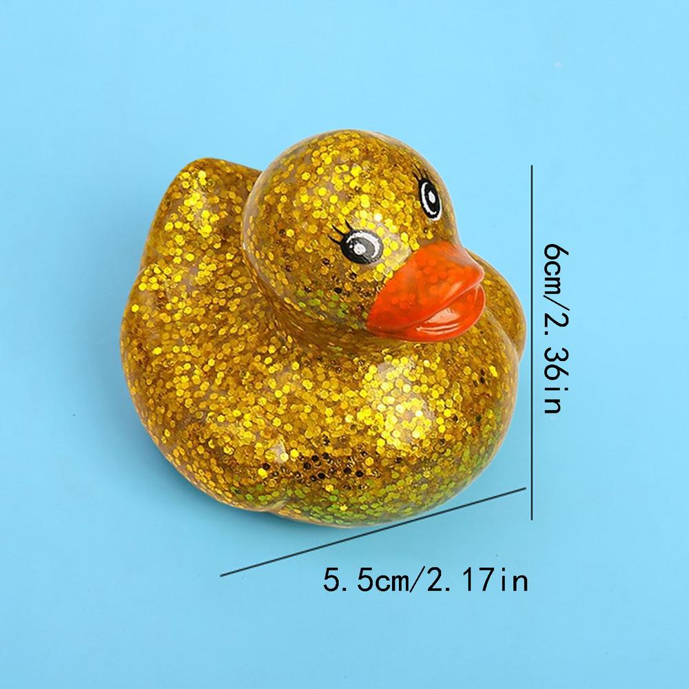 Squeaky Duck Floating Bath Toy Relaxing Water Playing Toy Vivid Animal Shape Early Educational Play Toy kids bath toy duck