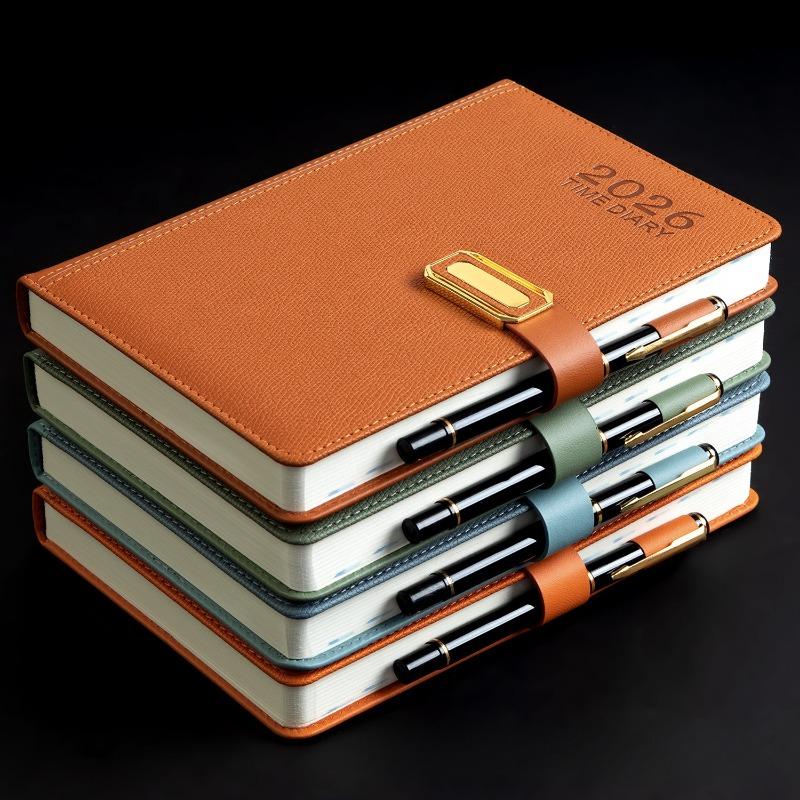 1PC 2026 Cross-border English Spanish Schedule Book Time Planner Thickened 365 Days Daily One Page Notepad