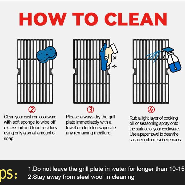 Cast Iron BBQ Grill Grate 68763