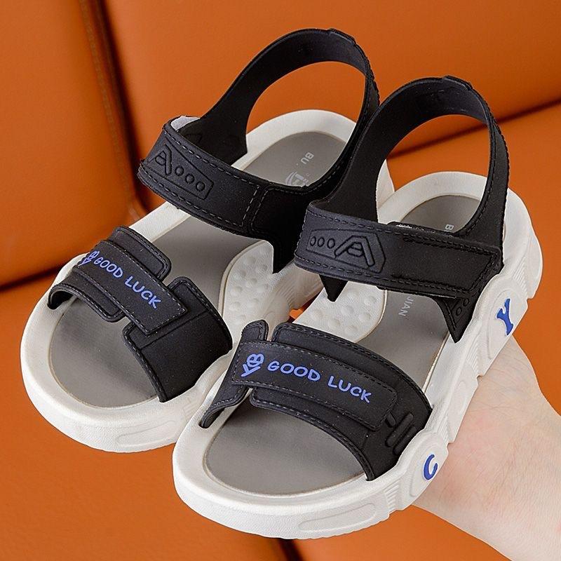 2025 Nové dětské ležérní sandály Letní chlapecké a dívčí obutí Protiskluzová měkká podrážka Studentská sada na nohy Plážová obuv