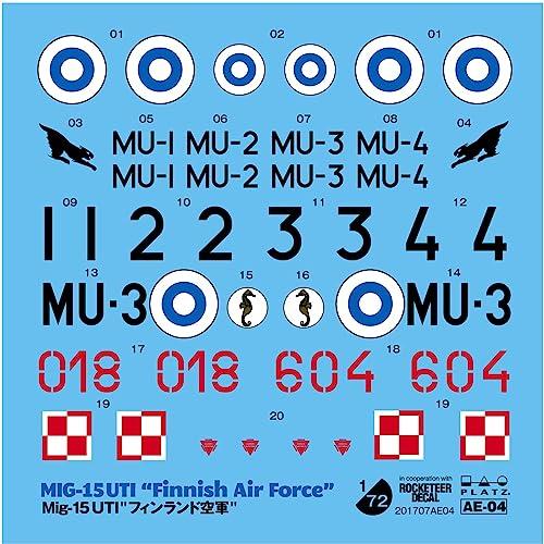 

PLATZ 1/72 Finnish Air Force MiG-15 UTI (Two-Seater) Plastic Model Kit AE-29
