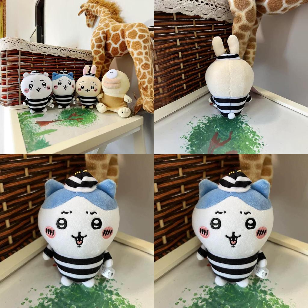 Chiikawa Hachiware Usagi Prison Series Plush Toy Keychain Cartoon Character For Collectors And Gifts