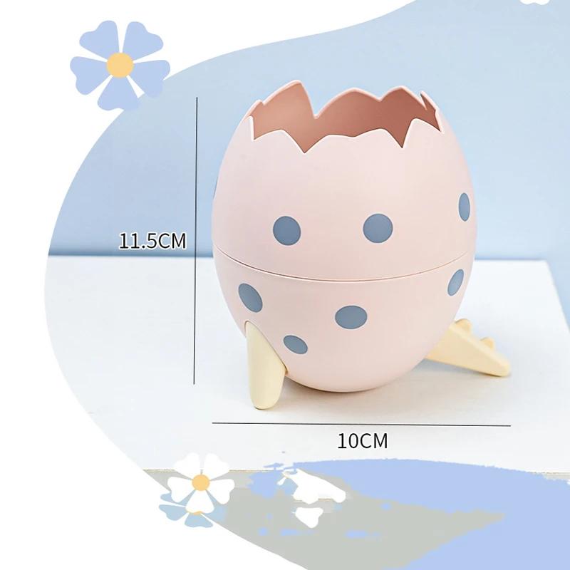 Cute Dinosaur Egg Detachable Pen Holder Organizer Pencil Pot Container Stationery Office Desktop Ornament Storage Box Kids Gift