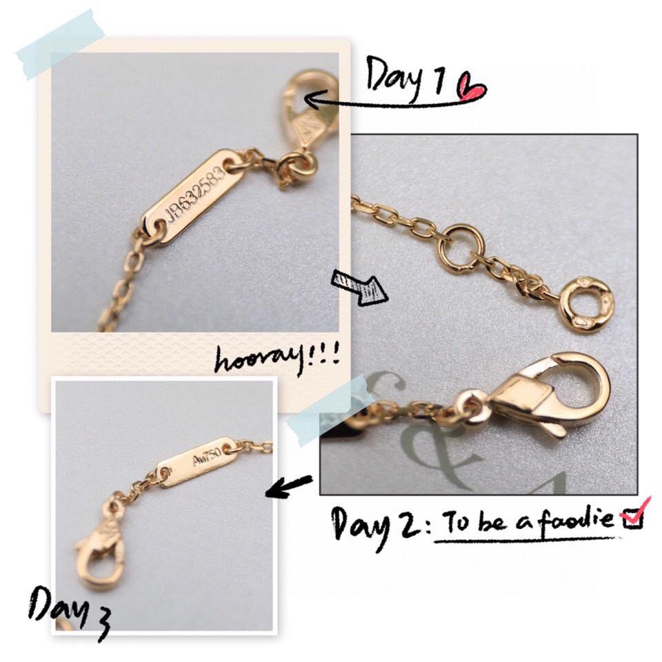 Ladybug Bracelet Four-leaf Clover Five-flower Bracelet Women's High-grade Personalized Version VCA Bracelet V Gold