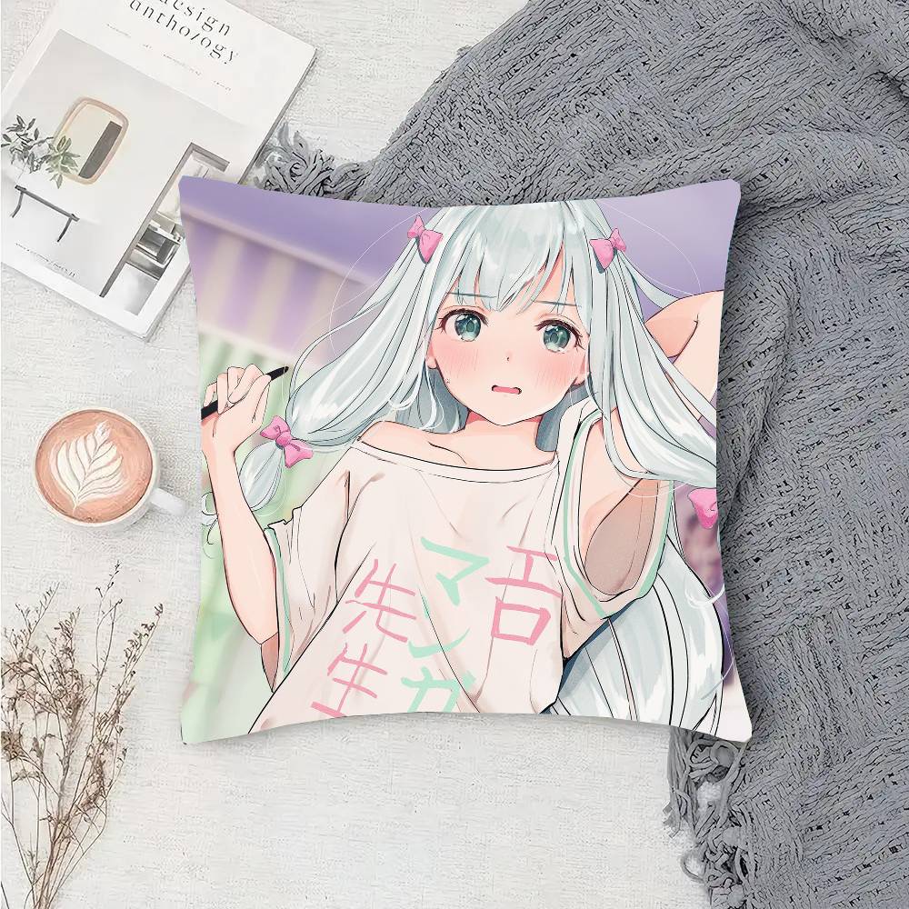 Anime Eromanga Sensei Pillow Case Sofa Cushion Cover Room Home Decoration