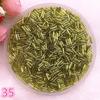 New 2*6.5mm 400pcs/lot Czech Cylindrical Glass Bugle Beads European Seed Long Tube Two Hole Loose Beads for Jewelry Making