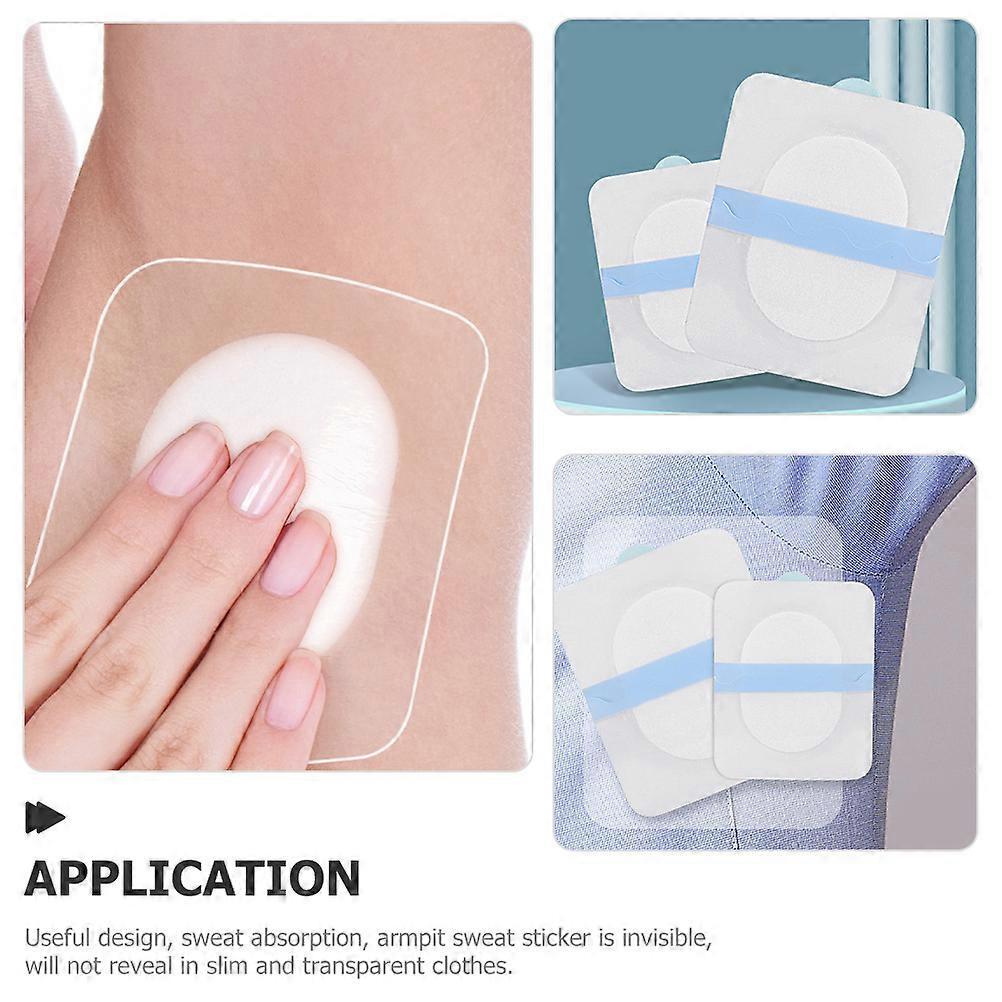 Disposable Underarm Sweat Stickers Armpit Antiperspirant Pads 8 Sheets