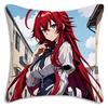 R-Rias G-Gremory Pillow Covers Cartoon Sofa Decorative Home Double-Sided Printing Short Plush Cute Cushion Cover