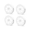 8LED Induction Night Light USB Charging Circular Light with Magnetic Suction Staircase Light Suitable for Wardrobe Corridors