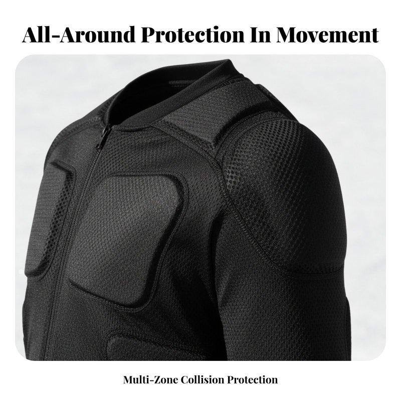 Ski Protective Gear, Spine, Chest & Elbow Guard, Unisex Inner Wear for Snowboard & Skiing