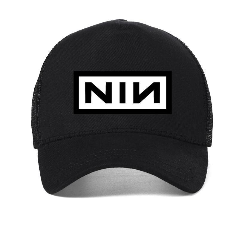 Nine Inch Nails Cappellino da papà NIN Band Rock Industriale Americana Cappellino da baseball Hipster Estivo Premium Cotone Puro Uomo Cappelli a rete