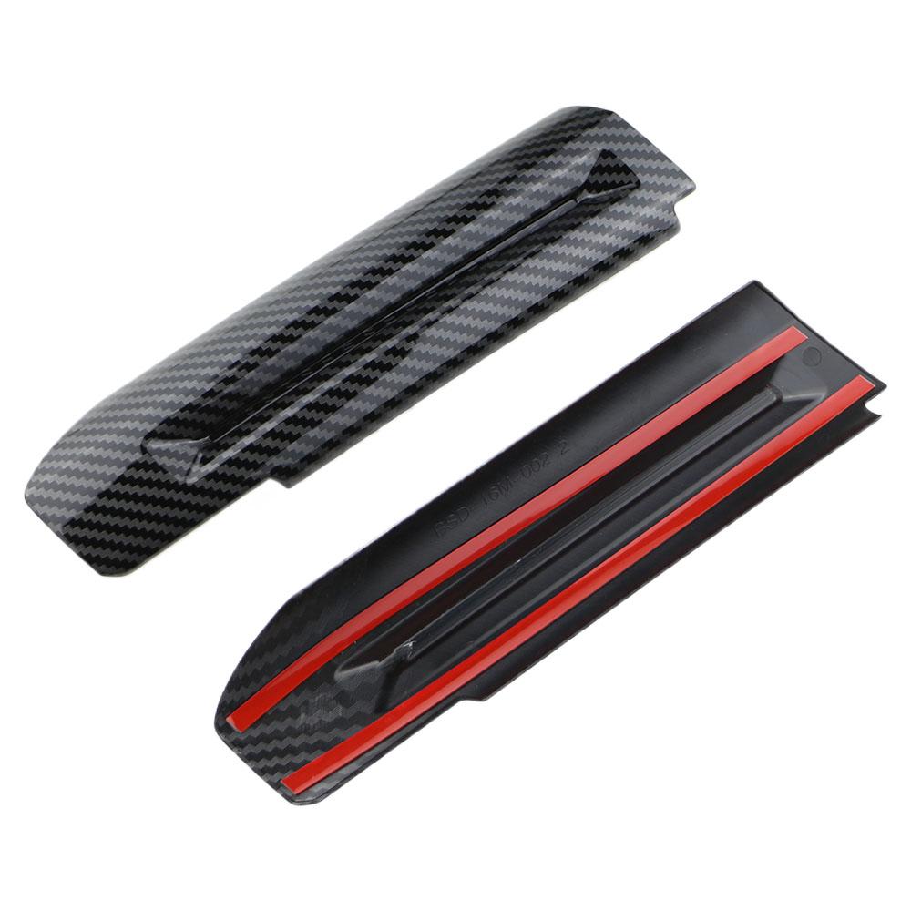 Imitation Carbon Fiber Interior Door Armrest Trims Decoration Cover Stickers for Ford Mustang 2015--2025 Car Accessories