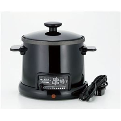 Electric Tabletop Fryer/Tempura Pot with Detachable Skewer Rings, "Honwa Cafe," Made in Japan