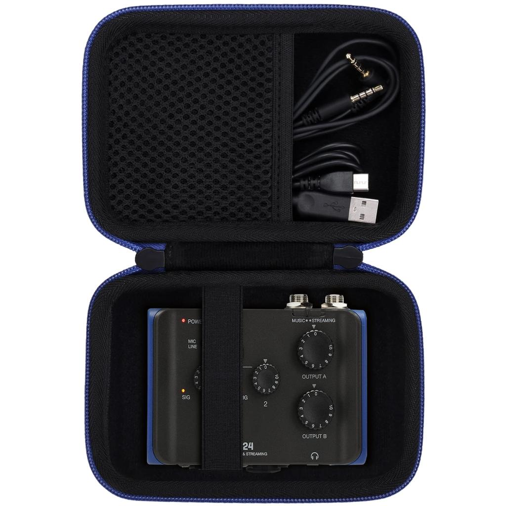 co2CREA Storage Case Compatible with Zoom Audio Interfaces AMS-24/AMS-44 (Case Only)
