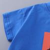 0-5-Year-old Children's Short Sleeved Set Boys' Cartoon Round Neck T-shirt Casual Denim Shorts Two-piece Set