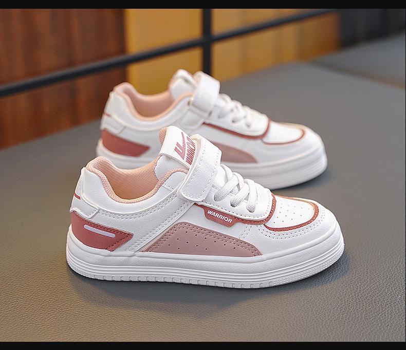 Klassenkameraden Mädchenschuhe Kinder Kleine weiße Schuhe Board Schuhe Frühling und Herbst Neue Jungen Sneakers Vielseitige weiße Schuhe