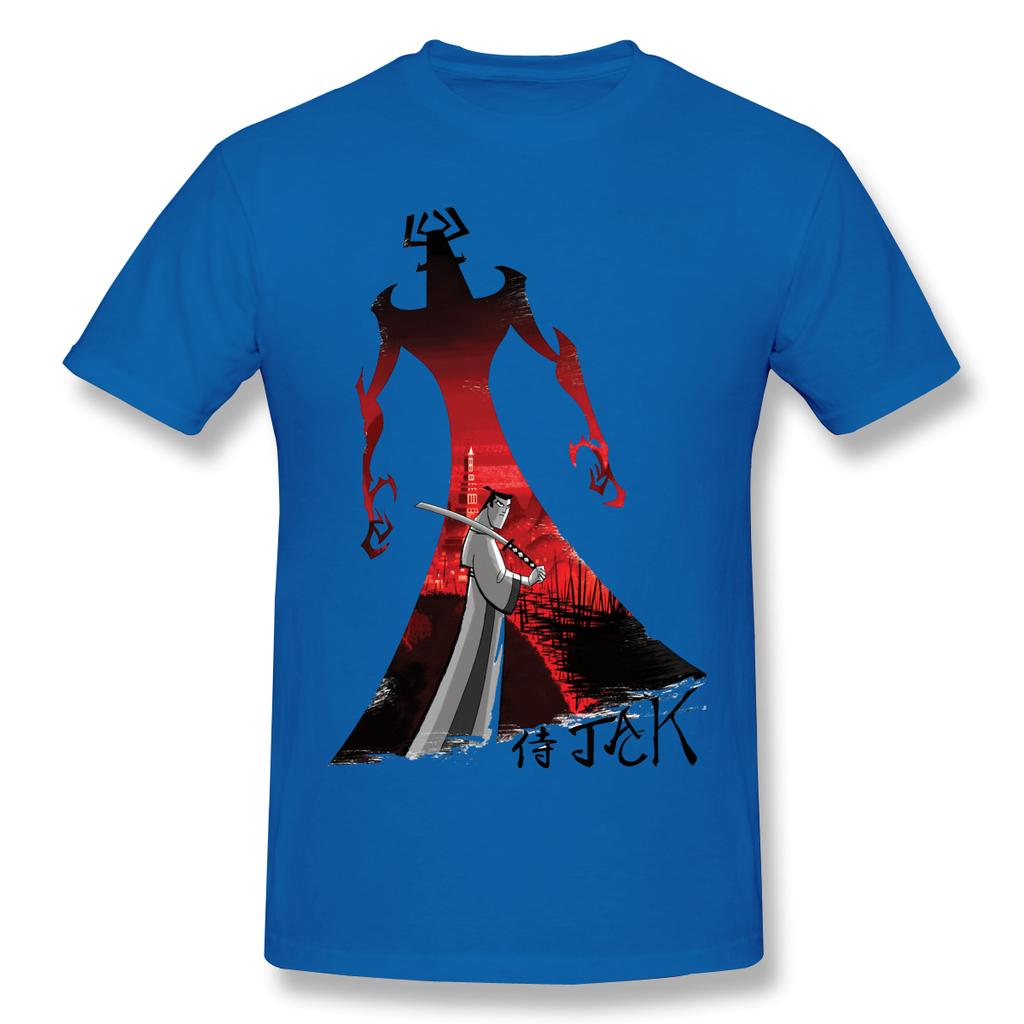 Samurai Jack Cool Creative Casual T Shirt Hot Sale Samurai Jack Tee Shirt 100% Cotton O Neck T-shirts