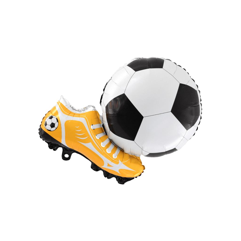 50st Aluminiumfolieballonger, Fotbollspartsdekorationer, Födelsedagsballonger