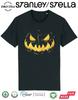 Pumpkin Face T-Shirt Halloween Horror Mens Womens Kids Costume Gothic Goth Party