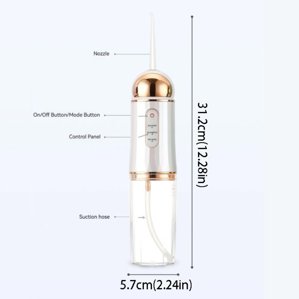 USB Rechargeable Water Flosser 3 Modes Oral Irrigator Dental Water Flosser  Oral Care