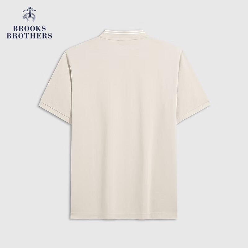 

Мужская рубашка-поло Brooks Brothers с воротником-стойкой, приталенного кроя S