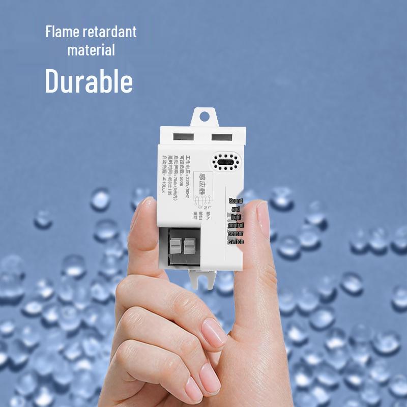 Voice-Activated LED Stairwell Sensor: Intelligent 220V Sound & Light Control with Delay