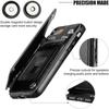 Leather Wallet Back Case for iPhone 11 12 13 14 15 16 17 Pro Max Mini Air XR XS 8 7 Plus SE  Card Slots Holder Flip Cover