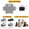 GIIPET Pet Car Seat for Universal Fit for All Car Thick and Visible Mesh Large Capacity Storage Stain Easy 132x63x57cm Dogs, Models, Waterproof,