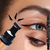 Black Eyeliner Stamp Triangle Dual-ended Liquid Eyeliner Waterproof Sweat-proof Quick Dry Eyeliner Makeup Seal Tool Cosmetics