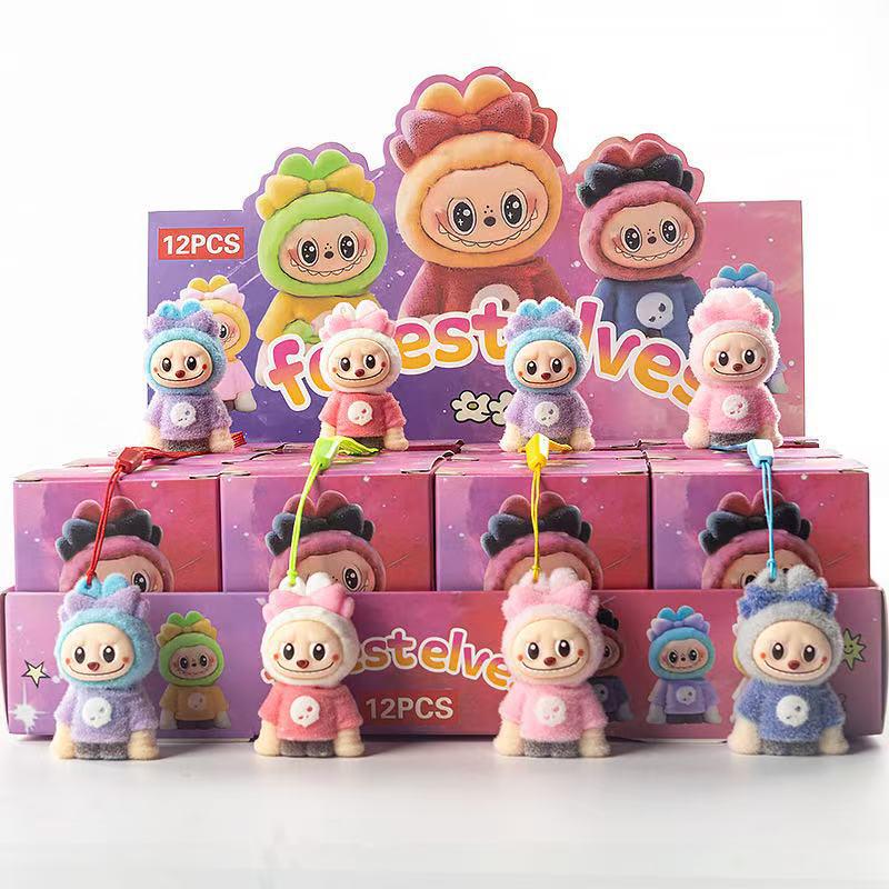 Populaire Kerst Abubu Pop Mart Poppen Ornament Blind Box Speelgoed