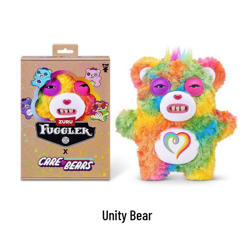 Fuggler X Care Bears: Ugly-Cute Heart Monster Figure 25cm
