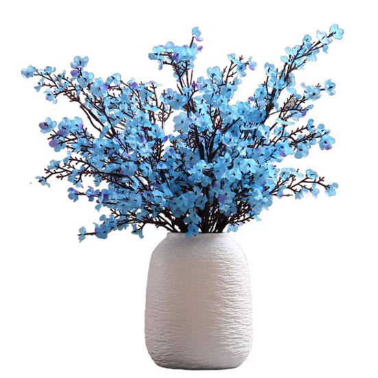 1Pc Simulation Gypsophila Handmade Realistic Faux Silk Flower Lifelike Fake Babysbreath for Indoor