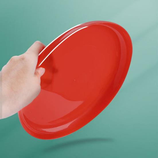 Flying Disc Durable Easy To Grip Non-slip Edge Portable Smooth Wear Resistant Round Summer Outdoor Sports Camping Throw Disc for Backyard