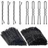 100 Piezas/Bolsa 5cm/6cm Horquillas para el Cabello de Aleación en Forma de U Pinzas Onduladas para el Cabello Pasadores Metálicos Simples Pasadores Herramientas para Peinado de Novia Horquillas